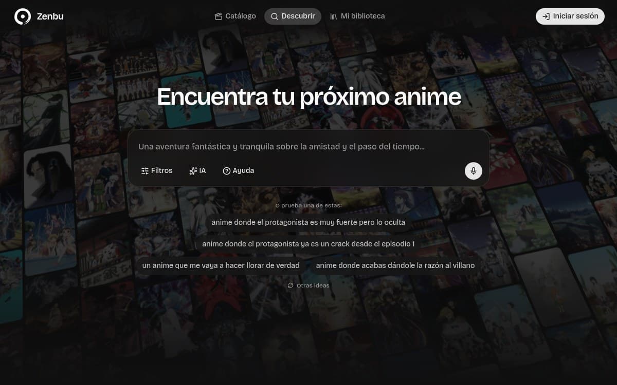 Screenshot of Zenbu Anime